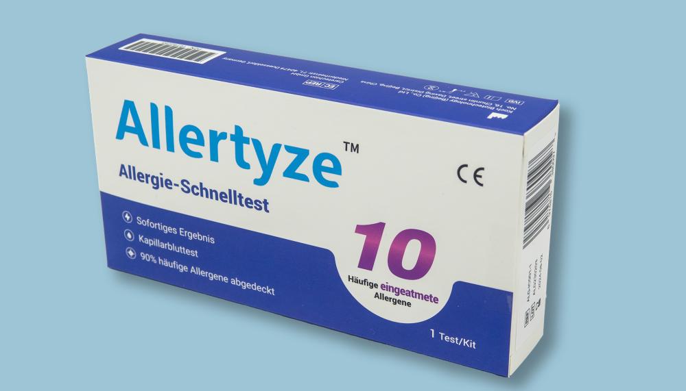 Inhaled allergen test kit